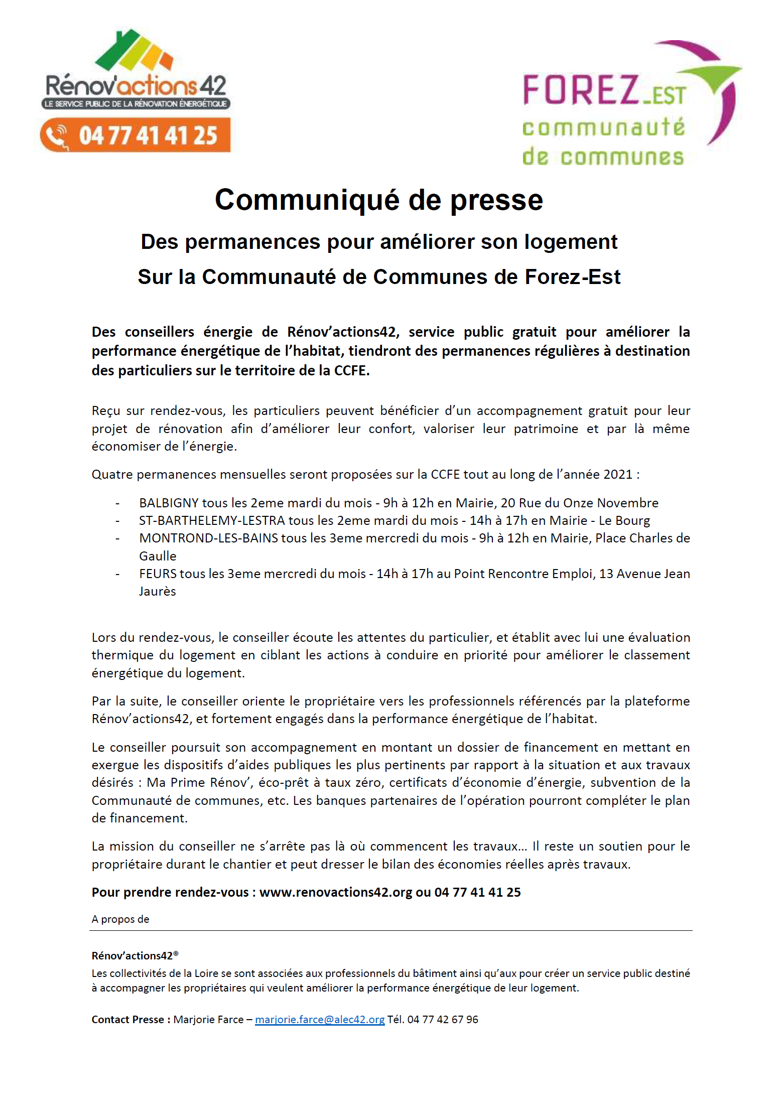 Presse Rénov